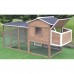 Omitree Large 87" Wood Chicken Coop Backyard Hen House 4-8 Chickens nesting box & Run