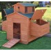 Omitree Deluxe Large Wood Chicken Coop Backyard Hen House 6-10 Chickens with 6 nesting box