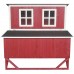 Omitree Large Wood Backyard Chicken Coop Hen House 4-8 Chickens w 4 Nesting Box New