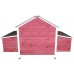 ChickenCoopOutlet Backyard Wood Chicken Coop Hen House 4-6 Chickens with 6 Nesting Box New