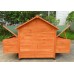Deluxe Large Wood Chicken Coop Backyard Hen House 4-8 Chickens w 6 nesting box