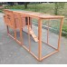 Large 95" Deluxe Solid wood Hen Chicken Cage House Coop Huge w/ Run nesting box