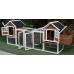 Omitree NEW 123" Large Solid Wood Chicken Coop Backyard Hen House 4-6 Chickens with 4 Nesting Boxes
