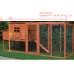 98" Backyard Wood Chicken Coop 2-4 Large Chickens Hen House Run with Nesting Box 98" Backyard Wood Chicken Coop 2-4 Large Chickens Hen House Run with Nesting Box