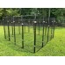 Omitree New Modular Dog Kennel Heavy Duty Welded Steel Panel Pet Run 9' W x 9' L x 5' H Omitree New Modular Dog Kennel Heavy Duty Welded Steel Panel Pet Run 9' W x 9' L x 5' H