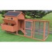 Omitree Deluxe Large 87" Solid Wood Hen Chicken Cage House Coop Huge with Run Nesting Box Omitree Deluxe Large 87" Solid Wood Hen Chicken Cage House Coop Huge with Run Nesting Box