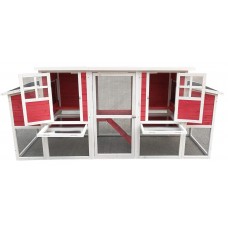 Omitree Deluxe Large Wood Chicken Coop Backyard Hen House 4-6 Chickens with 4 Nesting Box Omitree Deluxe Large Wood Chicken Coop Backyard Hen House 4-6 Chickens with 4 Nesting Box