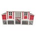 Omitree Deluxe Large Wood Chicken Coop Backyard Hen House 4-6 Chickens with 4 Nesting Box Omitree Deluxe Large Wood Chicken Coop Backyard Hen House 4-6 Chickens with 4 Nesting Box