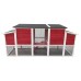 Omitree Deluxe Large Wood Chicken Coop Backyard Hen House 4-6 Chickens with 4 Nesting Box Omitree Deluxe Large Wood Chicken Coop Backyard Hen House 4-6 Chickens with 4 Nesting Box