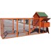 Omitree 122" Deluxe Large Wood Chicken Coop Backyard Hen House with 4 Nesting Box Outdoor Run Omitree 122" Deluxe Large Wood Chicken Coop Backyard Hen House with 4 Nesting Box Outdoor Run