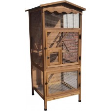 New 70” Large Outdoor Bird Aviary Weatherproof Wooden Indoor Bird Cage Easy Pull Out Clean Tray Asphalt Roof for Finches Doves Parrots Parakeets Canaries Cockatoos Lovebirds Pigeons New 70” Large Outdoor Bird Aviary Weatherproof Wooden Indoor Bird Cage Easy Pull Out Clean Tray Asphalt Roof for Finches Doves Parrots Parakeets Canaries Cockatoos Lovebirds Pigeons