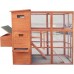 90.6" Large Backyard Wood Chicken Coop Hen House Nesting Box & Run & Cleaning Tray New 90.6" Large Backyard Wood Chicken Coop Hen House Nesting Box & Run & Cleaning Tray New